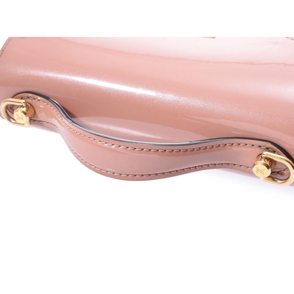Louis Vuitton Pink Velours Vernis Monceau Bag Rose Handbag - Picture 3 of 9